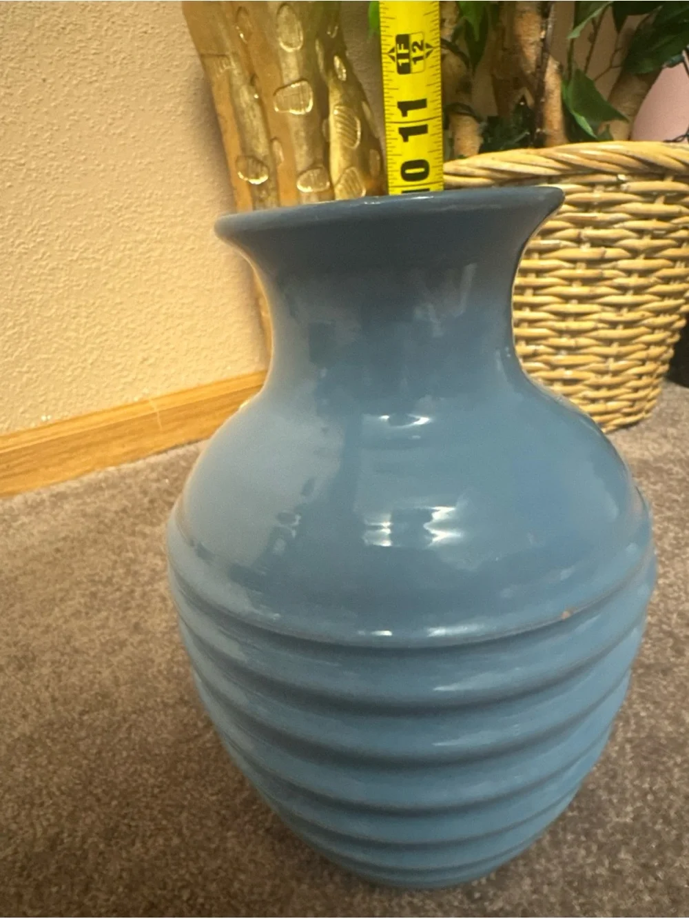Vintage Post-Modern Italian Ceramic Vase Made In Italy 1980s